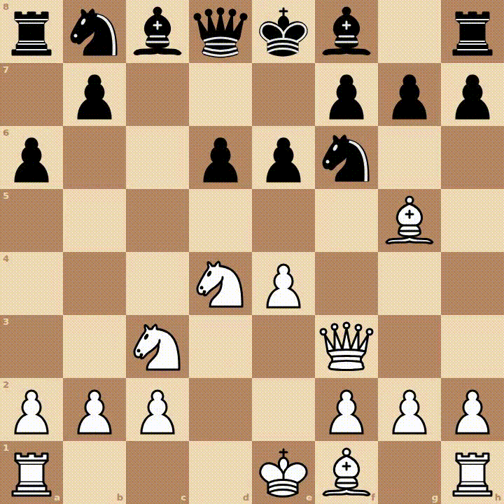 Posição Najdorf 7.Df3